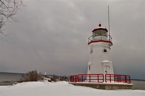 WC-LIGHTHOUSES: CHEBOYGAN CRIB LIGHTHOUSE-CHEBOYGAN, MICHIGAN