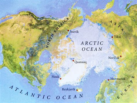 Arctic Ocean World Map