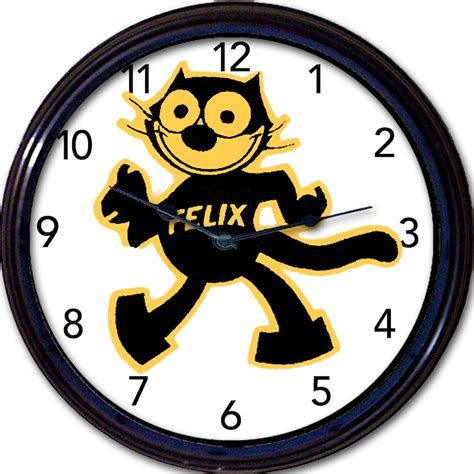 Felix the Cat Cat Felix Wall Clock Cartoon Character | Etsy