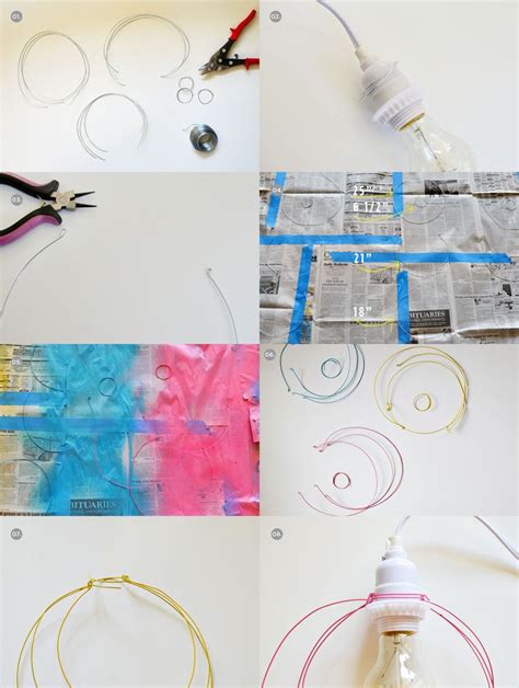 Halo Light Pendant DIY - A Beautiful Mess