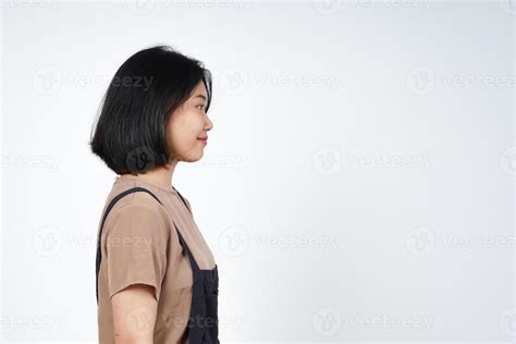 Side View Standing of Beautiful Asian Woman Isolated On White Background 17546697 Stock Photo at ...