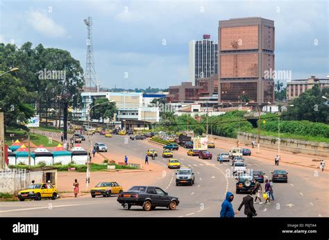 City centre of Yaoundé, capital city of Cameroon Stock Photo - Alamy