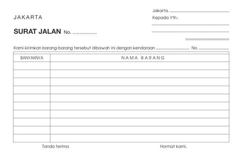 10 Contoh Surat Jalan yang Benar, Format, dan Cara Membuatnya