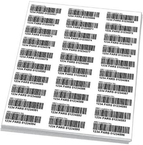 Paper A4 Barcode Label Sheets at Rs 12/sheet in Mumbai | ID: 2852933641388