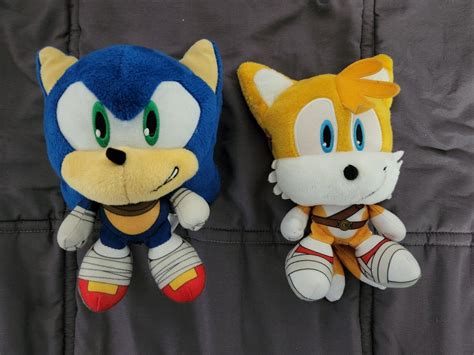 Sonic the Hedgehog and Tails the Fox Sonic Boom 7" Plush Figures Tomy | #4586327793