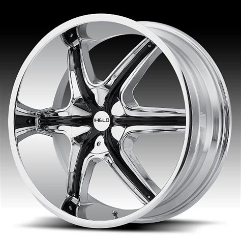 Helo HE891 Chrome with Black Inserts Custom Wheels Rims - HE891 - Helo ...