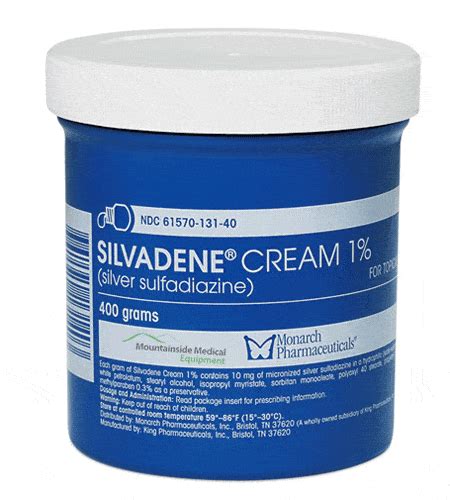 Silvadene Cream 1 % 400 gram | Cream, Wound care, Treat burns