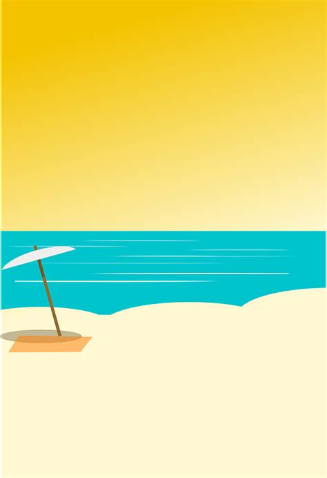 Beach Sand Umbrella · Free vector graphic on Pixabay