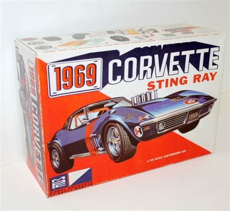 1969 Corvette Sting Ray MPC Model Car Vintage Kit by That70sShoppe