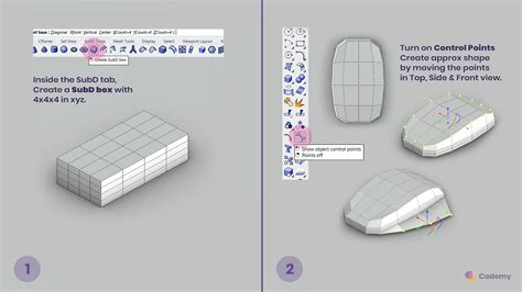 Rhinoceros 3D SubD or Mesh workflow — Cademy