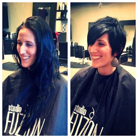 Before&after, big change, chop chop, modern crop!! #studiofuzionorleans ...