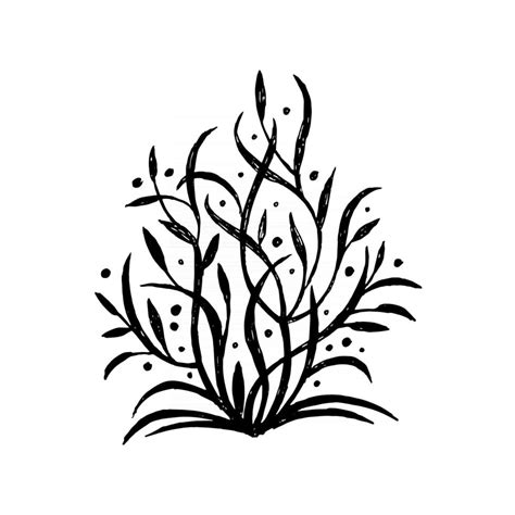 decorative bush on a white background 2898553 Vector Art at Vecteezy