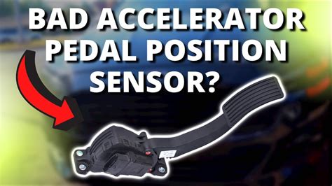 Symptoms Of A Bad Accelerator Pedal Sensor