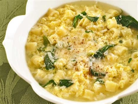 Stracciatella with Spinach | Recipes, Italian soup, Egg drop soup