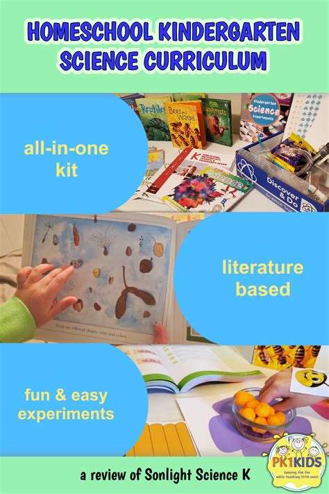 Homeschool Kindergarten Science With A Curriculum Kit From Sonlight - PK1Kids