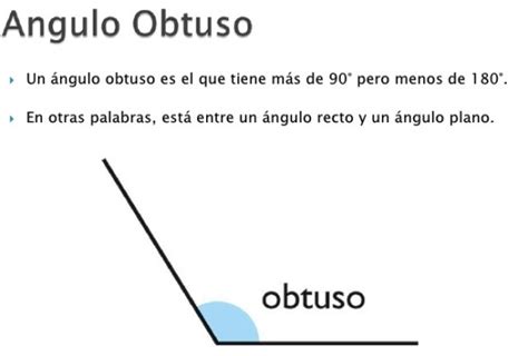 Ángulo obtuso