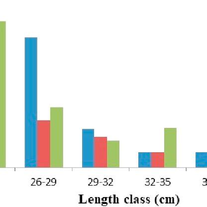 Size structure of the studied species of Mormyridae in the Upper Sanaga ...