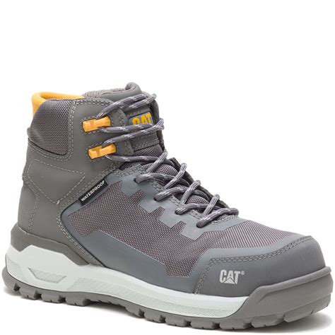 Caterpillar Women's Propulsion WP Safety Boots - Charcoal | bootbay