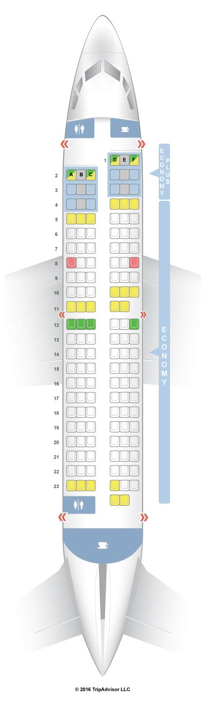 Westjet Boeing 737 700 Seat Map