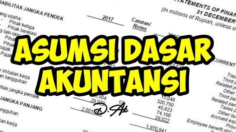 Asumsi Dasar Akuntansi - Homecare24