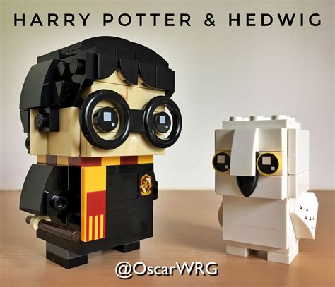 #LEGO #HarryPotter #Hedwig #GoBrick #BrickHeadz #WizardingWorld | Harry ...