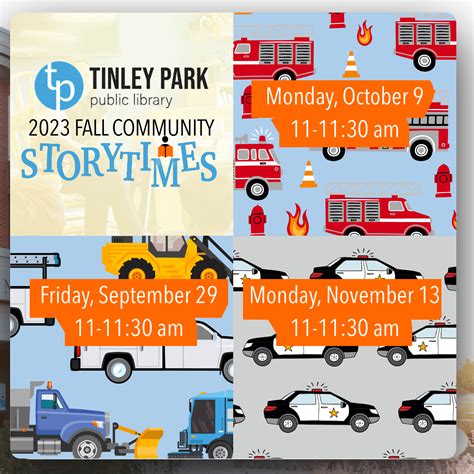 Community Storytimes Coming To Tinley Park Library In Fall 2023