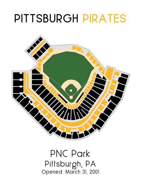 Seattle Mariners Safeco Park, MLB Stadium Map, Ballpark Map, Baseball Stadium Map, Gift For Him ...