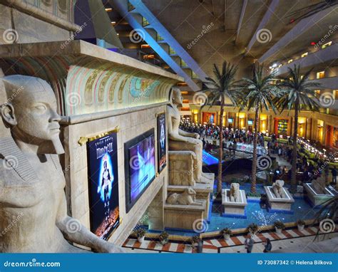 Luxor Casino Interior Lobby Las Vegas Editorial Photography - Image of nightclub, design: 73087342