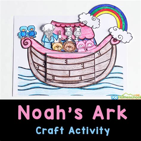 Printable Noah's Ark Craft