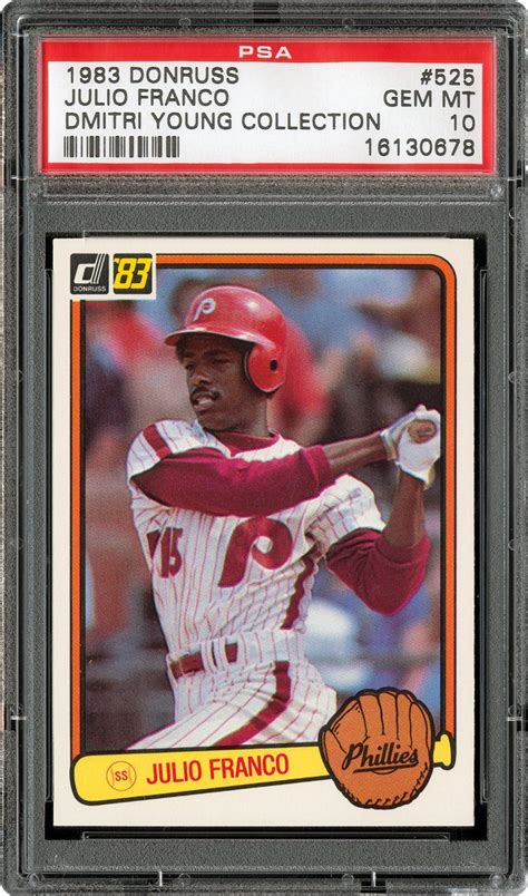 1983 Donruss Julio Franco | PSA CardFacts™