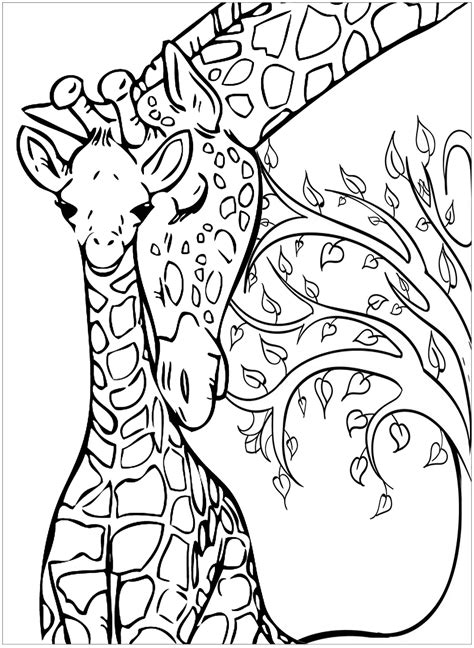 Printable Baby Giraffe Coloring Pages - MikaelatuNorman
