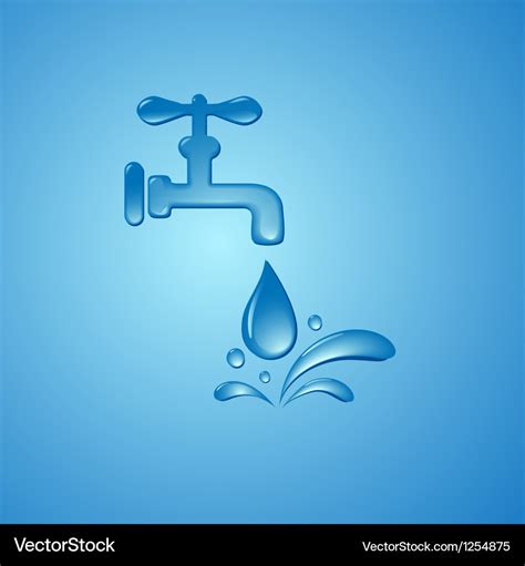 Save water sign symbol background Royalty Free Vector Image