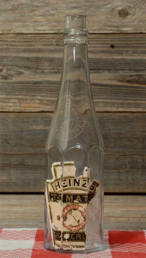 VINTAGE HEINZ KETCHUP Bottle with Patent Date of June 17 1890 | Etsy