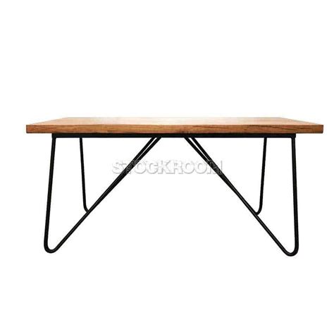 Alden Industrial Style Solid Wood Table