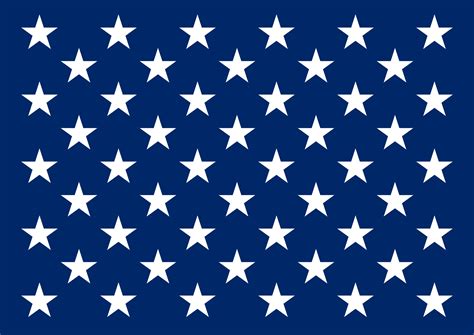 Star Stencil For Flag