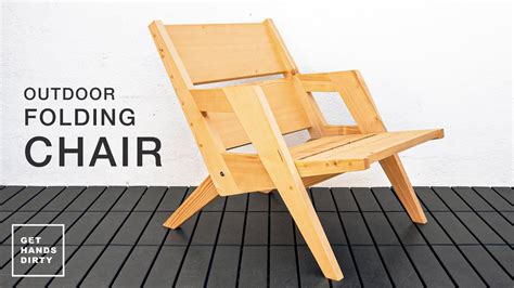 How to Make a Modern Wood Folding Chair