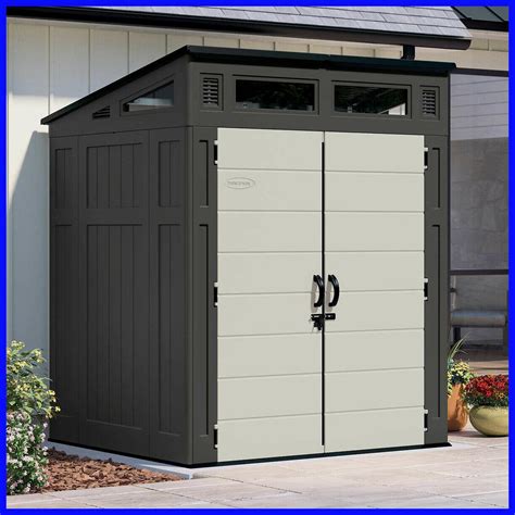 Suncast 6' x 5' Modern Shed, Storage