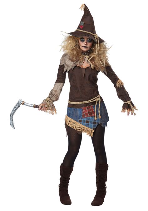 Creepy Scarecrow Women's Costume | Scary Women's Costumes