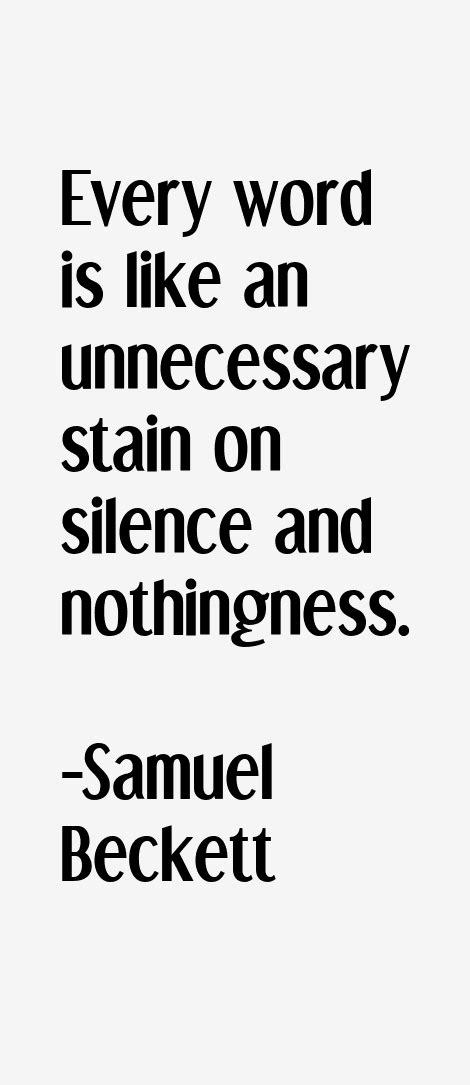 Samuel Beckett Quotes & Sayings