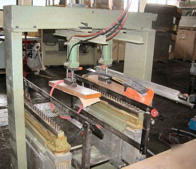 Vitap "42N" 2-head, (42) spindle line boring machine