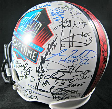 nfl-hall-of-fame-members-multi-signed-helmet-4 - Memorabilia Center