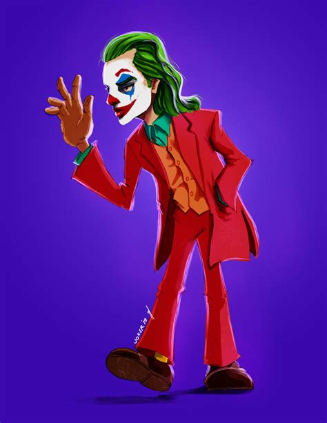 ArtStation - Cartoon Joker 2019 Fan art