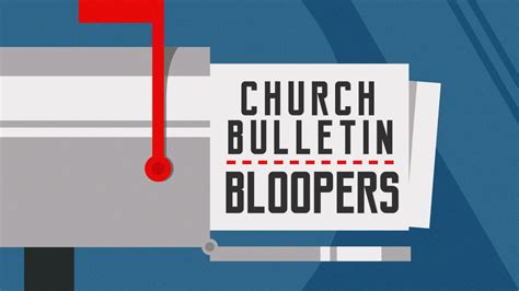 Church Bulletin Bloopers – TravisAgnew.org