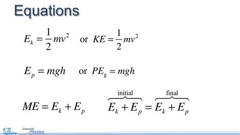 Total Energy Formula Physics