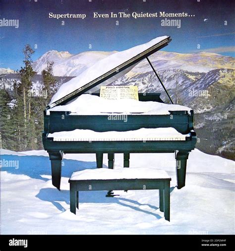 Supertramp Even in the Quietest Moments - Vintage Vinyl Record Cover Stock Photo - Alamy