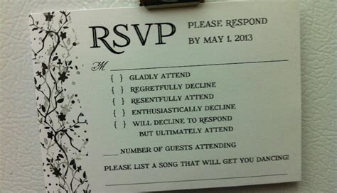 PHOTO: This Is the Best Wedding RSVP Card We've Ever Seen (Plus 31 ...