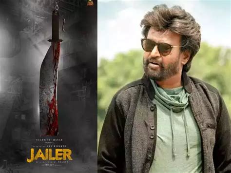 Rajinikanth's next film is titled, Jailer. Check out its FIRST poster | Filmfare.com