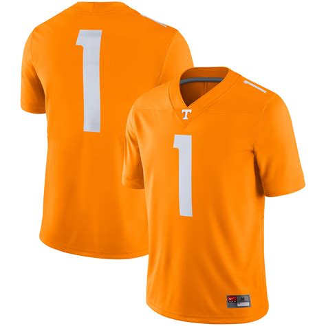 Men's Nike Tenn Orange Tennessee Volunteers Team Game Football Jersey