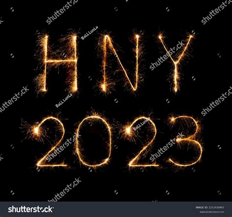 2023 Hny Happy New Year Fireworks Stock Photo 2212438467 | Shutterstock