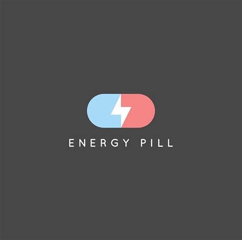 Energy Pill #LogoInspiration | Logo design collection, Minimal logo design, Clever logo design